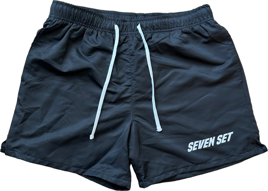 "Pitch Black" Sporty Shorts